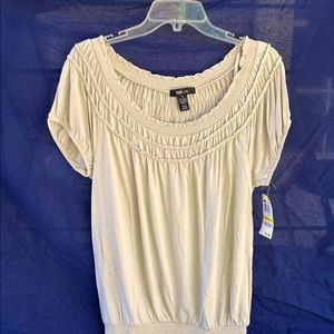 NWT Style & Co cream top